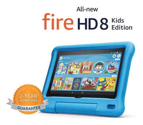Tablet Amazon Fire Hd 8 2020 Kids Niño Azul Hd 32gb 2gb