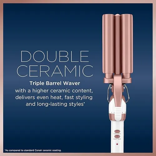 comprar Rizadora Doble Cerámica Conair