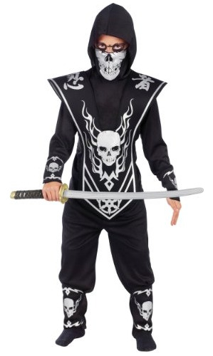 Traje De Cráneo De Niños Ninja