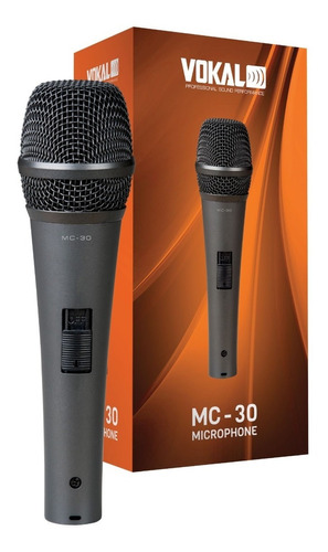Microfone Vokal Mc30 Com Fio 5m