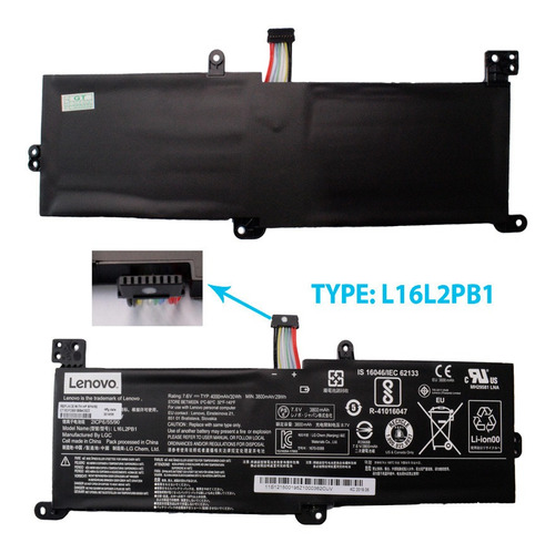 Bateria Lenovo Ideapad 320-17ikbr Series Notebook L16l2pb2 
