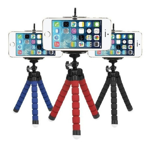Imagen 2 de 3 de Mini Tripode Flexible Con Agarre Celular Fotografia Selfie