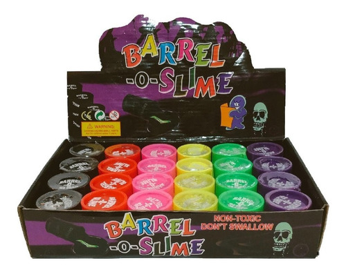 Moco De Gorila  Barrel  Slime 24 Pzas Chicas Promocion Ofert