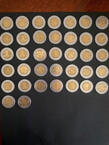Colección Completa Bicentenario Moneda De $5 Pesos (Usado)