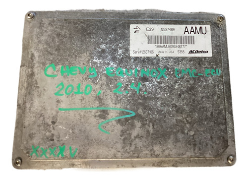Computadora Chevrolet Equinox Emc-ecu 2010 Motor 2.4 (Usado)