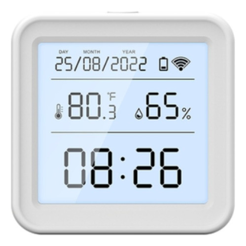Mini Termometro Reloj Higrometro Digital Smart Wifi