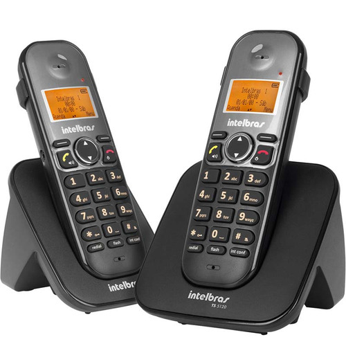 Telefone Sem Fio Ts5122 + Ramal Preto Intelbras