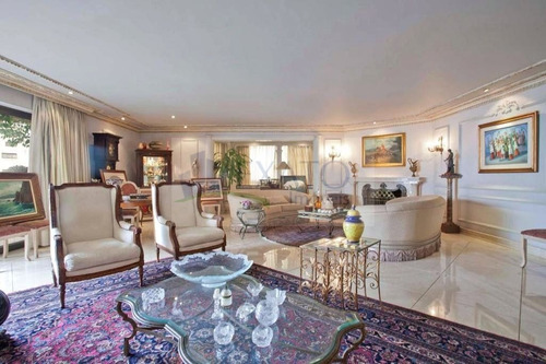 Imagem 3 de 15 de Excelente Apartamento Com 500m², No Melhor De Higienópolis, Localização Privilegiada. - Em11733