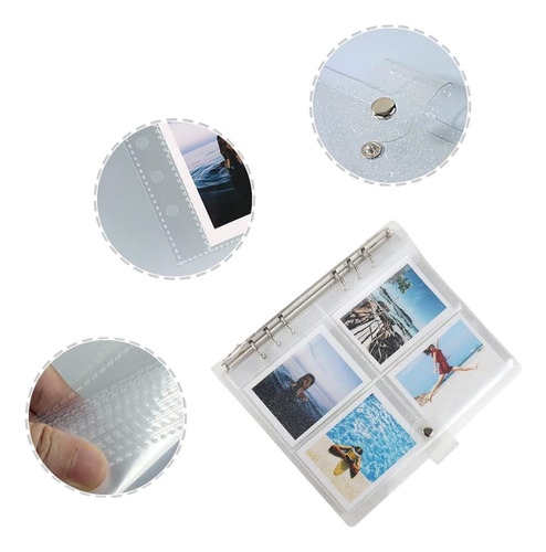 Binder 3 Pulgada Transparente Photocard Álbumes Recorte