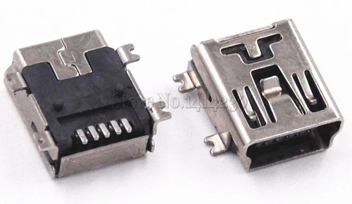 Conector Mini Usb Smd 5 Pines,  Hembra 