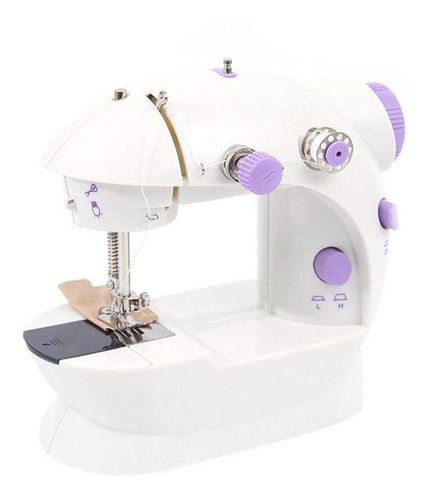 Mini Maquina De Costura Luz Led Portatil 127/220V Compacta