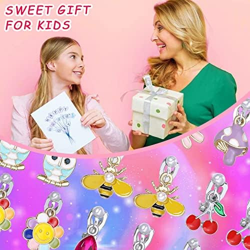Pinksheep Pendientes Con Clip Para Niñas Pequeñas Joyas Para