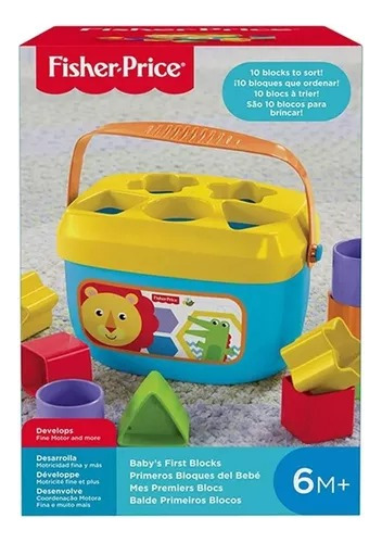 Fisher Price Cubos Primeros Bloques Bebe Juego Didáctico