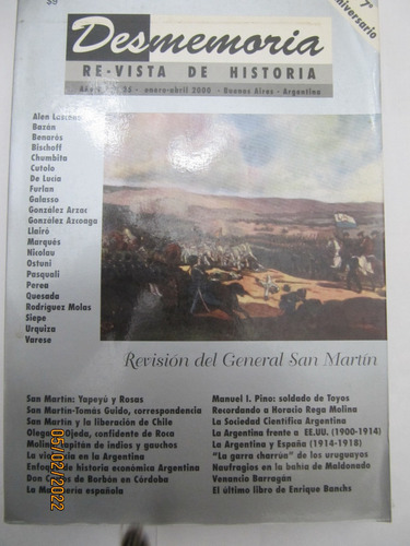 Desmemoria Revista De Historia Nº 25 2000