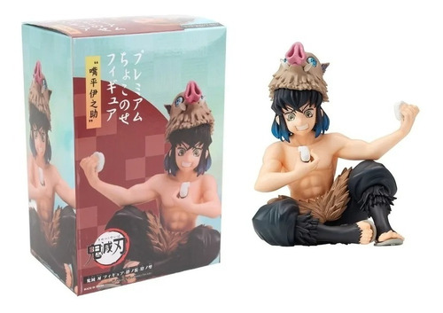 Figura Anime Inosuke Sentada Demon Slayer Kimetsu No Yaiba