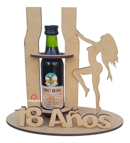 40 Souvenirs 18 Años Hombre Botellita Fernet  Mujer Bailando