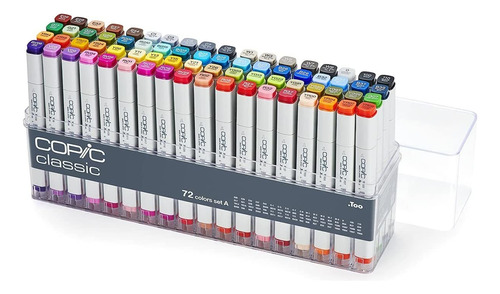 Juego 72 Marcadores De Colores Copic Maker Classic