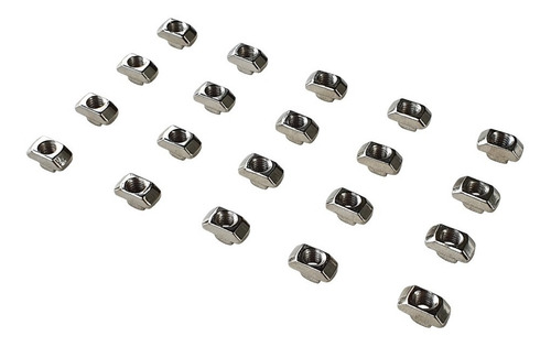 20 Tuerca M6 Cabeza De Martillo R8mm + 20 Tornillo M6 X 15mm