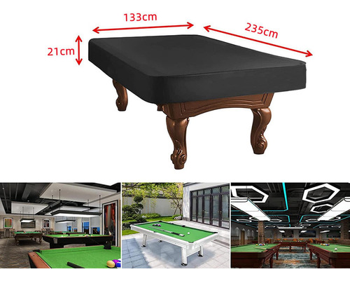 Funda Protectora Para Mesa De Billar, Color 210d 235 Cm