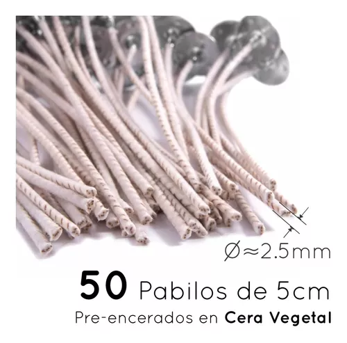 Pavios de vela | Naturcera | Pabilos para velas