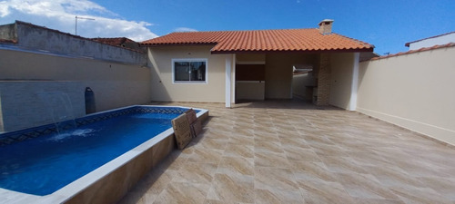 Imagem 22 de 25 de Casa Com Piscina, Área Gourmet Com Churrasqueira, No Bairro Bopiranga Em Itanhaém, Aceita Financiamento Bancário