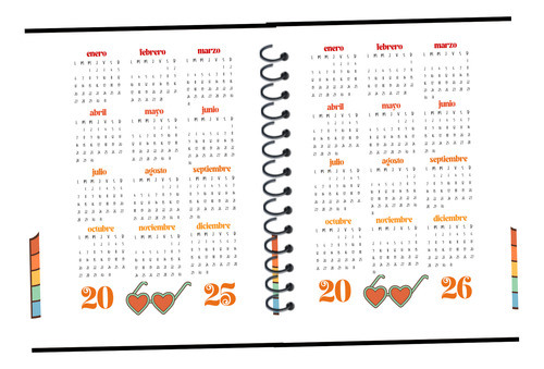Agenda Good Vibes 2025 Personalizable