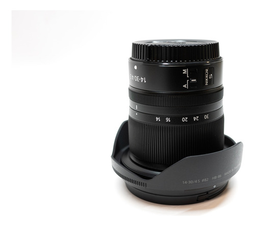 Lente Nikon Z 14-30mm F/4 Grande Angular, Un Solo Uso!! Z Negro (Usado)