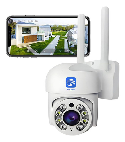 Camara Seguridad Exterior Yoosee Wifi 2mp Bazuca Camara Vigilancia Ip Domo Alarma Full Hd Ptz Visión Nocturna Color Y Blanco Y Negro