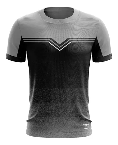 Camiseta Esportiva Masculina Dry Fit com proteção UV+ Black