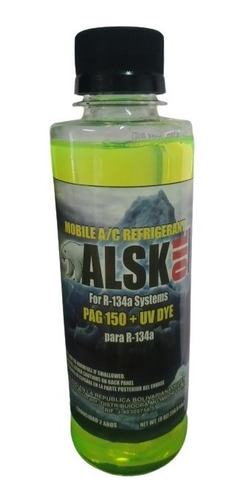 Aceite Compresor Automotriz Alsk Oil Pag 150 R-134a