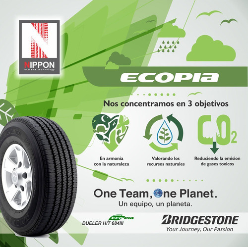 Kit 2u 245/70 R16 Dueler 684iii Bridgestone Envío Gratis $0