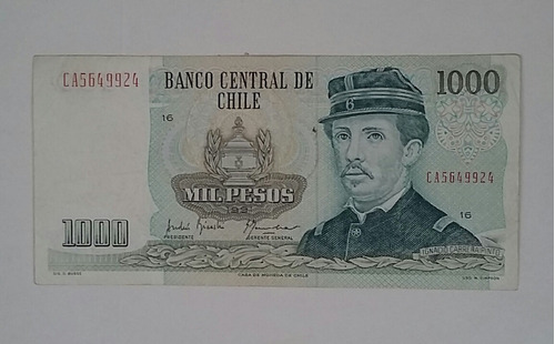 Billete De Mil Pesos Año 1991