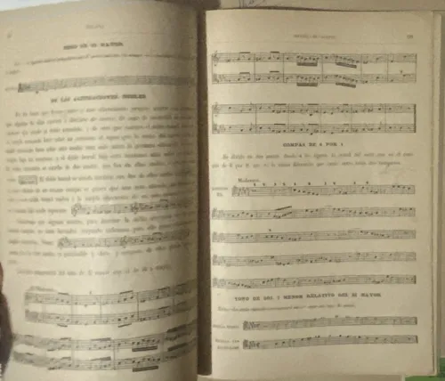 Partituras , Enseñanza Solfeo , Teórico Tercera Parte ,clo3 (Usado)