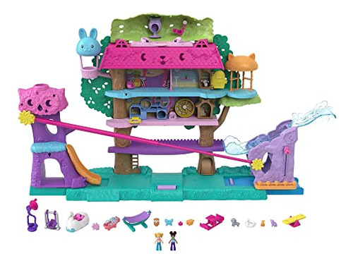 Casa De Muñecas Polly Pocket Con 2 Accesorios Para Micromuñe