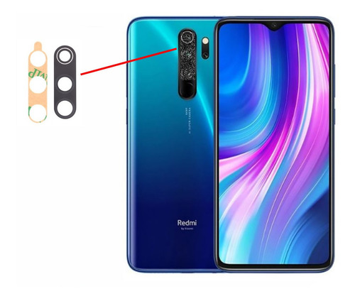 Xiaomi Redmi Note 8 Pro Lente Cristal  Roto Camara Original