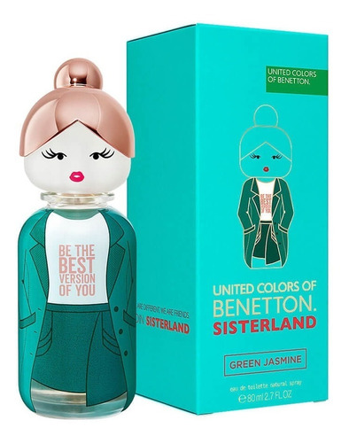 Benetton Sisterland Green Jasmine Edt 80ml - Perfume Mujer