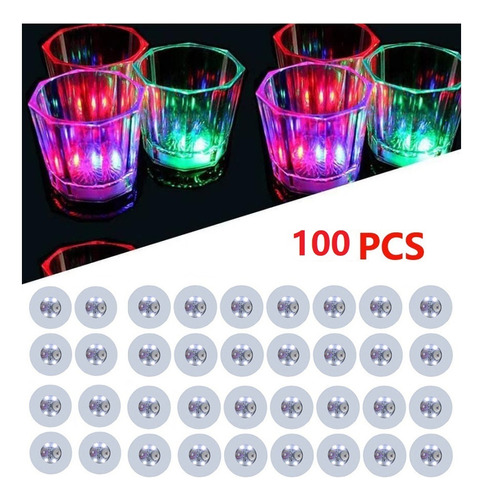 Posavasos De 100 Piezas Con Luces Led Para Botellas De Vino,