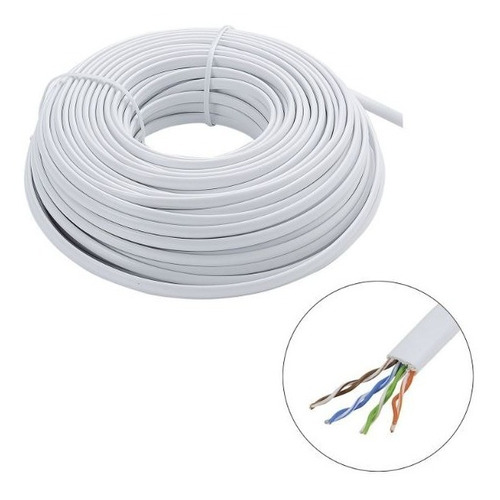 Cable De Red Internet Utp Cat 5e 30 Metros Rj45 