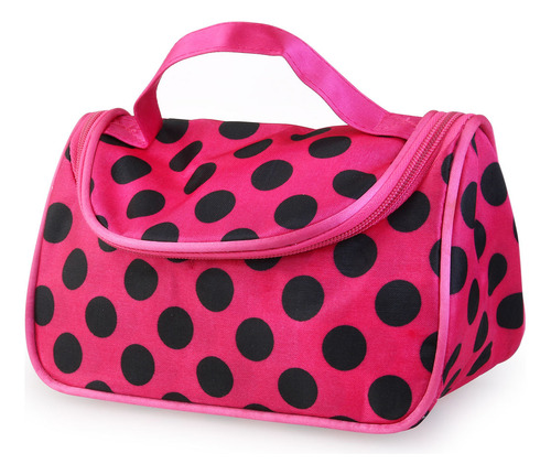 Bolsa De Maquillaje De Viaje Con Cremallera Y Estampado De P