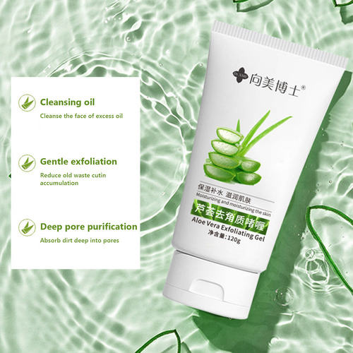 El Exfoliante Facial En Gel De Aloe Limpia Los Poros Y Elimi