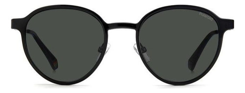 Lentes Polaroid Pld6158/cs 807 Negro Clip On Polarizado Color 140 Negro