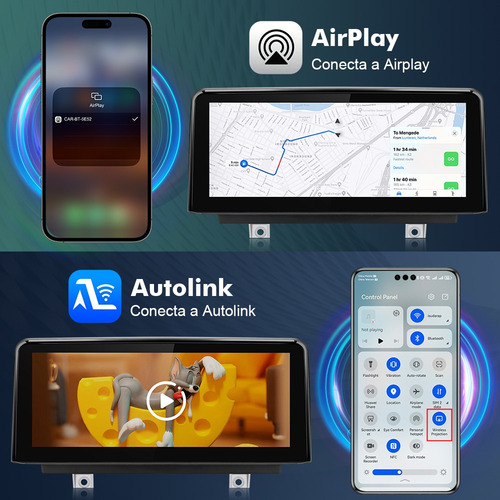 Zk Compatible Estéreo Carplay Airplay Para Bmw X5 E70/x6