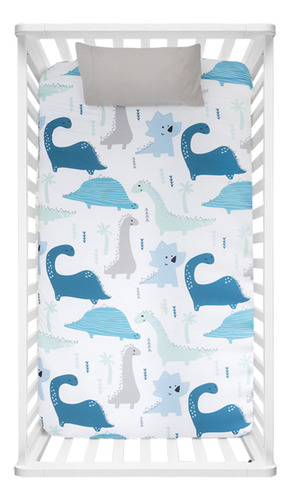 Set De Edredón Bebé 3 Piezas Reversible Doble Vista Cama Cuna Corral Big Friends