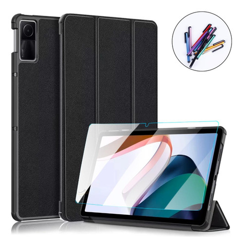 Kit Capa Magnética Xiaomi Redmi Pad + Película | Preto