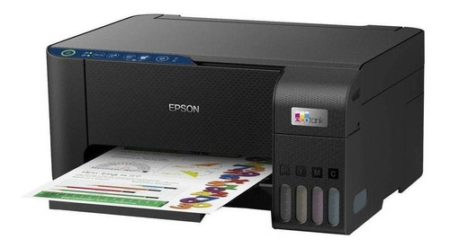 Impresora a color multifunción Epson EcoTank L3251 con wifi negra 100V/240V
