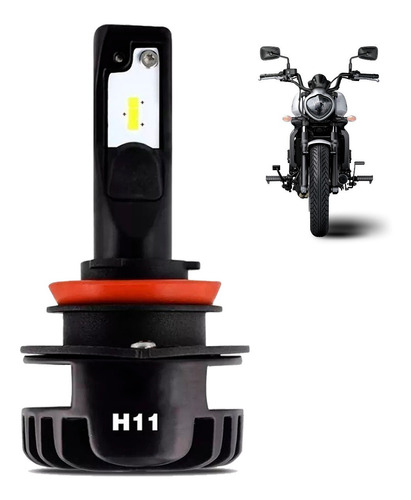 Super Kit Farol Led Moto 3200 Lumens 12v H11