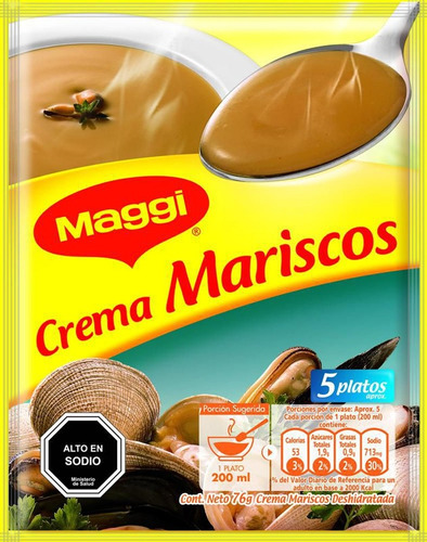 Sopa De Mariscos  Maggi 76gr(3 Unidad )-super