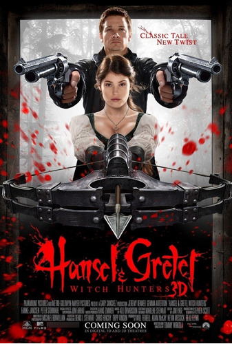 Poster Original Cine Hansel Y Gretel - Cazadores De Brujas