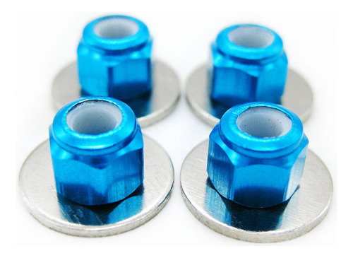 Tuercas De Bloqueo De Rueda M3 De 8 Piezas Para Wltoys Azul