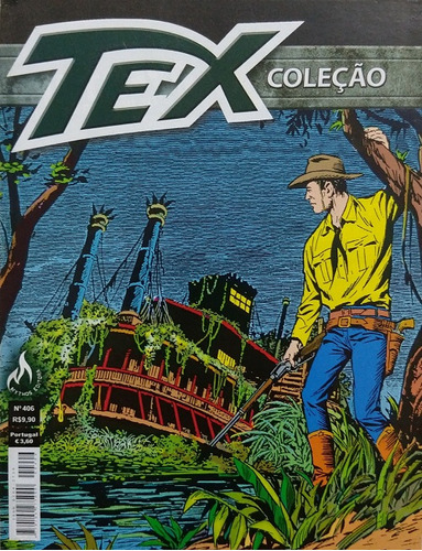 Tex: O Covil No Pântano, De Claudio Nizzi. Série Tex Coleção, Vol. 1. Editora Mythos, Capa Mole, Edição 406 Em Português, 2016